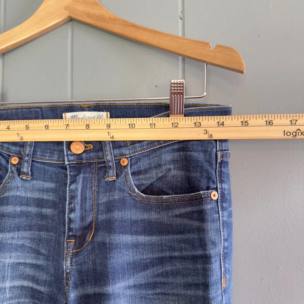 Madewell Skinny Skinny jeans size 27 distressed mid rise‎ stretch style 73888